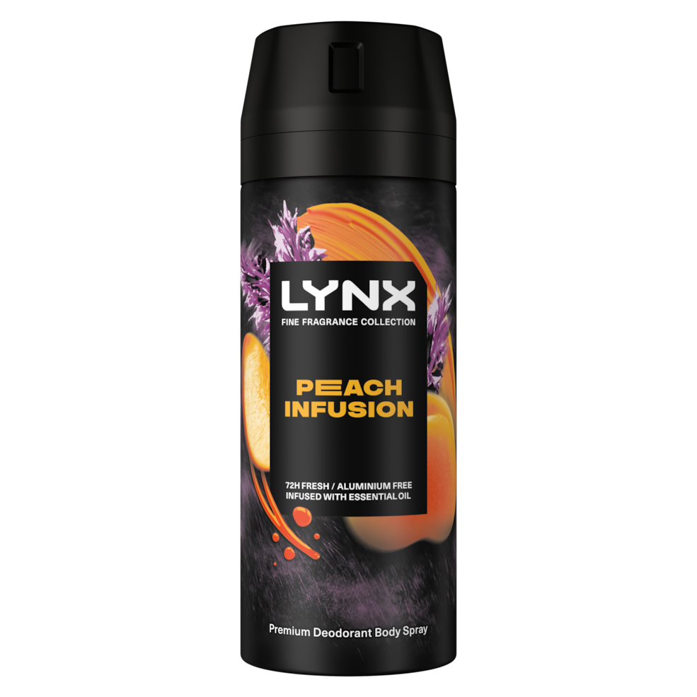 LYNX Peach Infusion Deodorant Body Spray 150ml